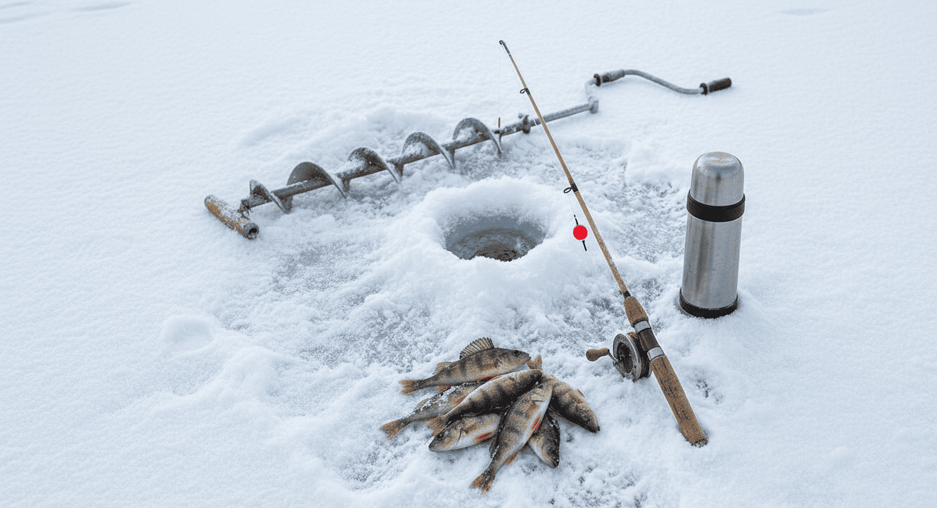 Зимняя рыбалка на открытом водоеме: как безопасно ловить на льду?