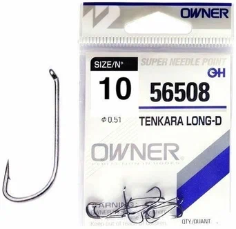 Крючок Одинарный Owner 56508 Tenkara Long-D №10 10шт