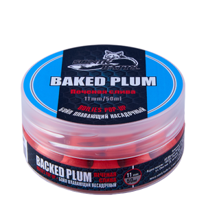 Бойлы плавающие Sonik Baits Pop-Up 11мм 50мл BAKED PLUM (Печеная слива)