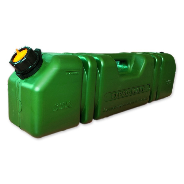 Канистра "Экстрим Турбо", экспедиционная, 12л #зеленый