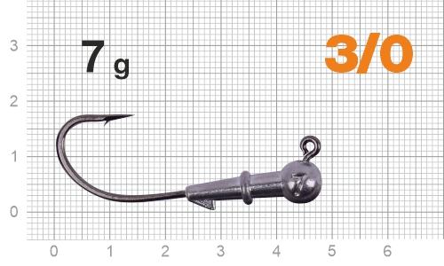 Джиг-головка Nautilus Corner 120 NC-2218 hook №3/0,  7г, 5шт