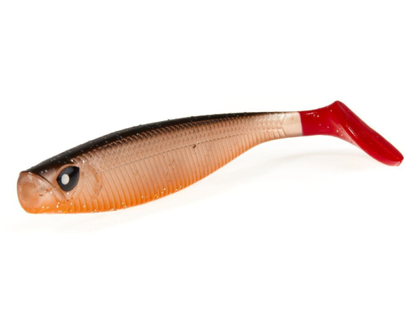 Приманка силиконовая Lucky John Red Tail Shad 7" #PG18