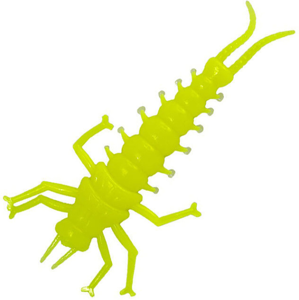 Силиконовая приманка LureMax Stone Fly 1,5" #001 Chartreuse