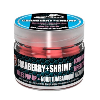 Бойлы плавающие Sonik Baits Pop-Up 14мм 90мл CRENBERRY-SHRIMP