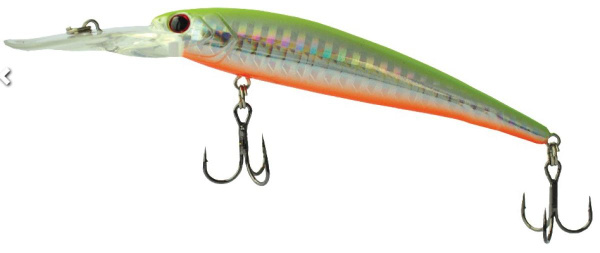 Воблер Mottomo Deep Hooker 90F 90мм, 8,5г #Chart Silver