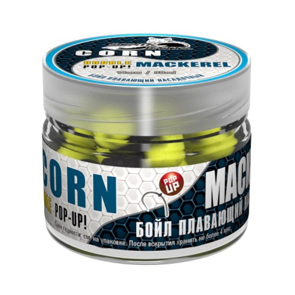 Бойлы плавающие Sonik Baits Pop-Up 14мм 90мл CORN-MACKEREL