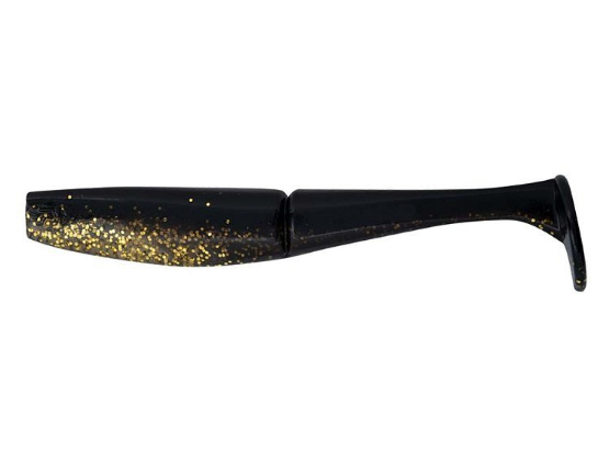 Приманка силиконовая Daiwa Bait Junkie Minnow 3,2" #Black&Gold