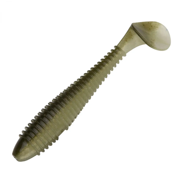 Приманка силиконовая Keitech Swing Impact Fat 4.8" #401 Green Pumkin/Chartreuse