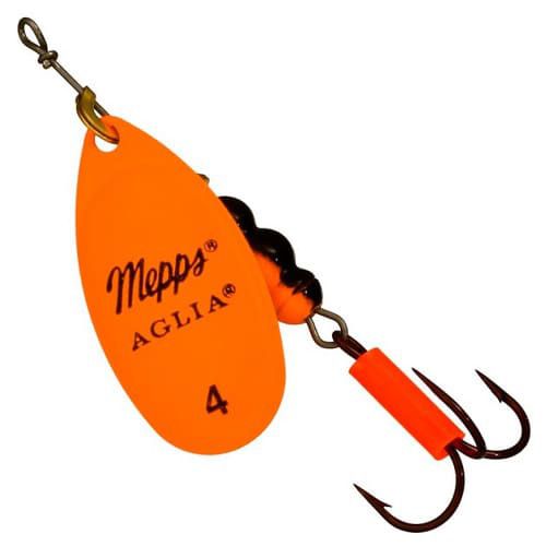 Блесна вращающаяся Mepps Aglia Fluo 4, 9г #Orange