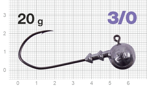 Джиг-головка Nautilus Claw NC-1021 hook №3/0, 20гр, 3шт