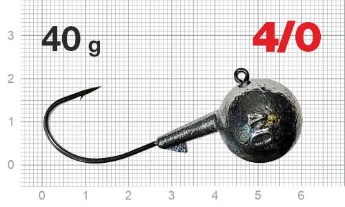 Джиг-головка Nautilus Corner NC-2217 hook №4/0, 40г, 5шт