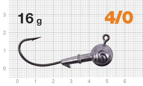 Джиг-головка Nautilus Corner 120 NC-2218 hook №4/0, 16г, 4шт