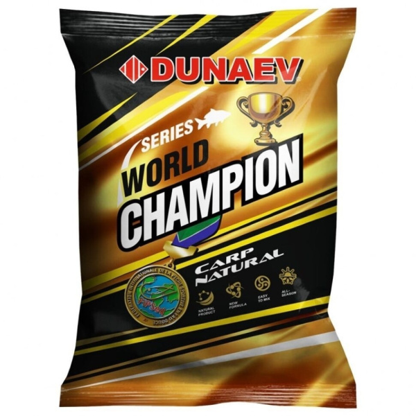 Прикормка Dunaev World Champion 1кг #Carp Natural