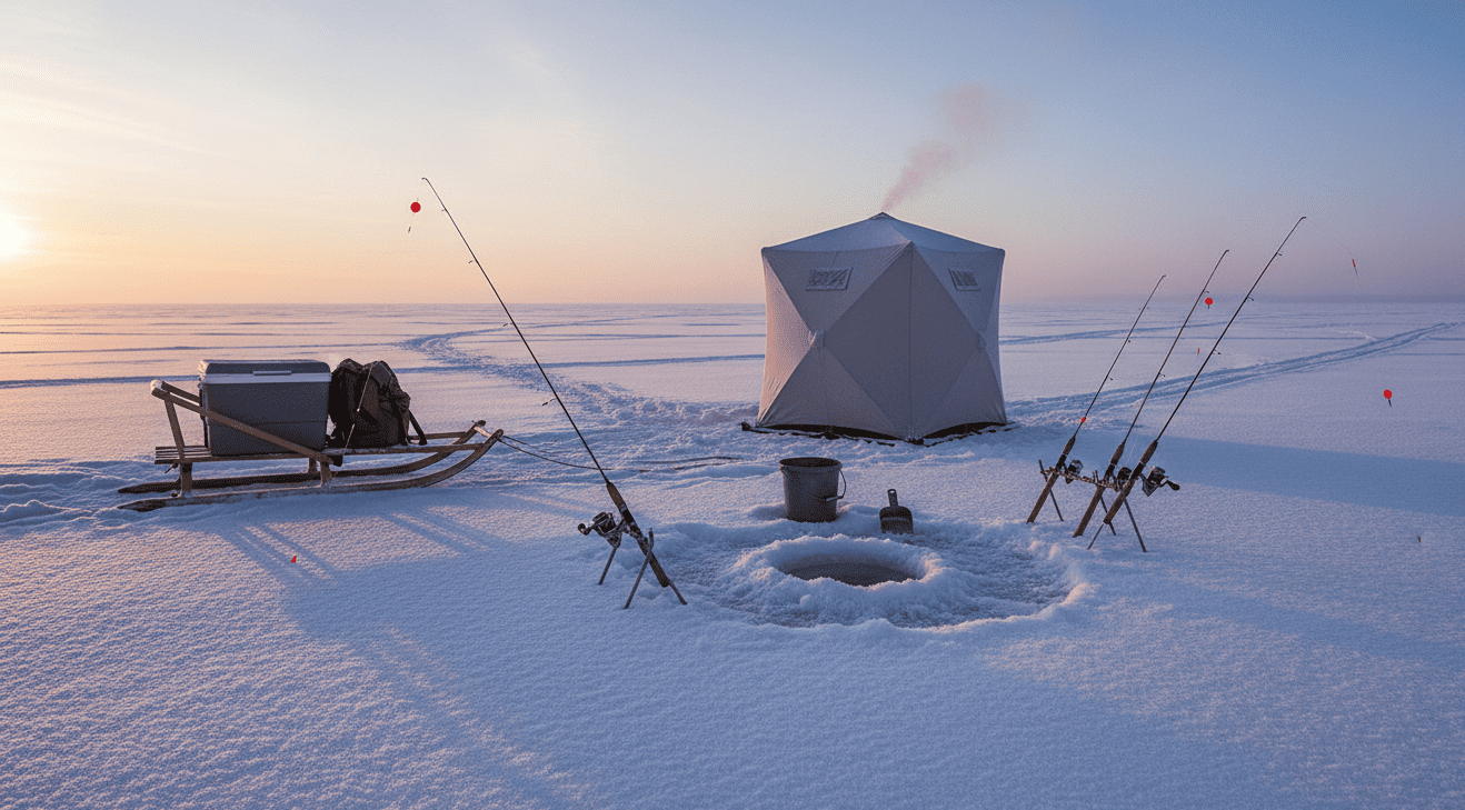 Лучшие места для зимней рыбалки в России: что стоит попробовать?
