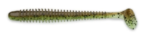 Приманка силиконовая Keitech Swing Impact 2" #401 Green Pumpkin / Chartreuse