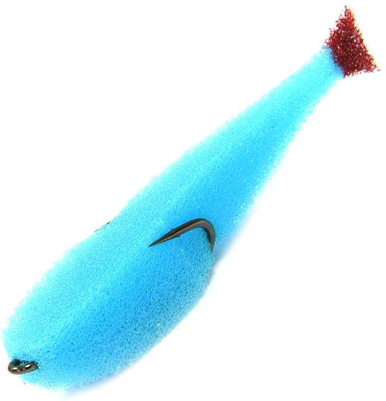 Поролоновая приманка Lex Classic Fish CD 10см, с двойным крючком, 1шт #BL