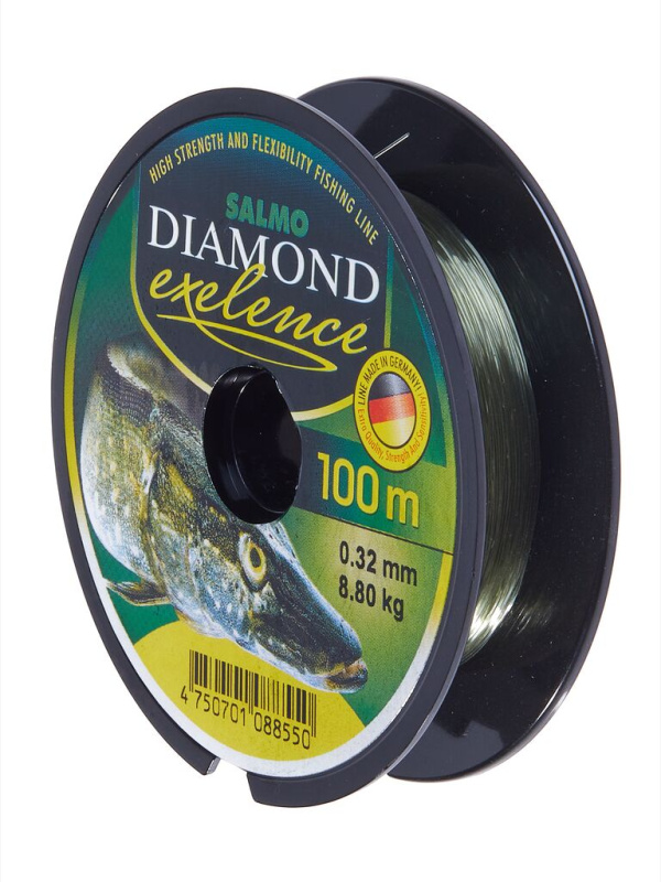 Монофильная леска Salmo Diamond Exelence 100м, 0,32мм