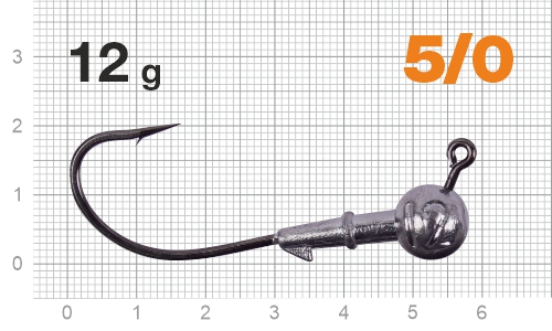 Джиг-головка Nautilus Corner 120 NC-2218 hook №5/0, 12г, 5шт