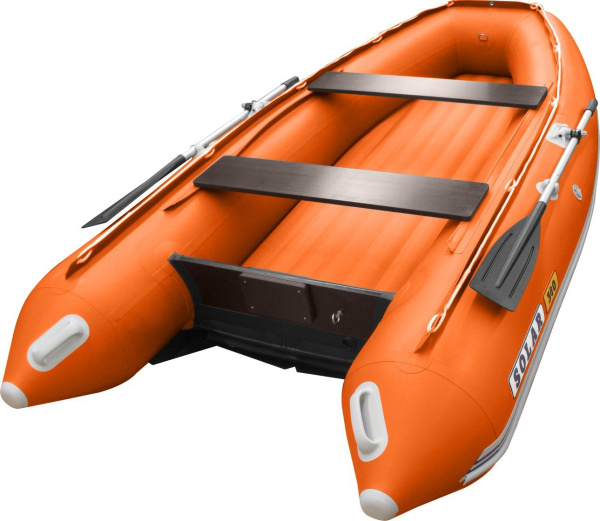 Лодка ПВХ Solar 350-К Максима НДНД #оранжевый