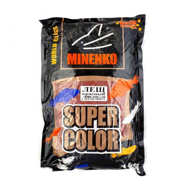 Прикормка Minenko "Super Color" 1кг #Лещ красный