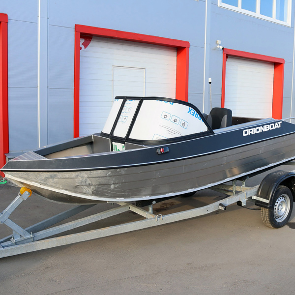 Лодка алюминиевая Orionboat 39Д черная.