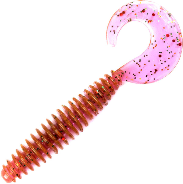 Приманка силиконовая Lucky John UltraWorm Curly 2" #S14