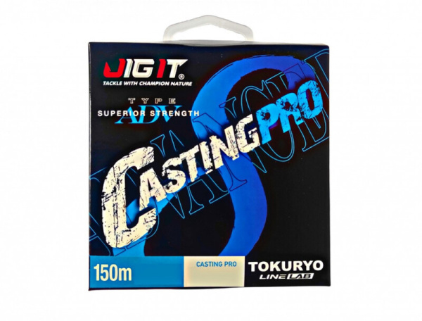 Плетеный шнур Jig It Tokuryo CastingPro X8 Ice-Green # 0,8 lb кг мм 150м #Оранжевый (Orange)