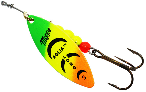 Блесна вращающаяся Mepps Aglia Long 3, 11,5г #Tiger