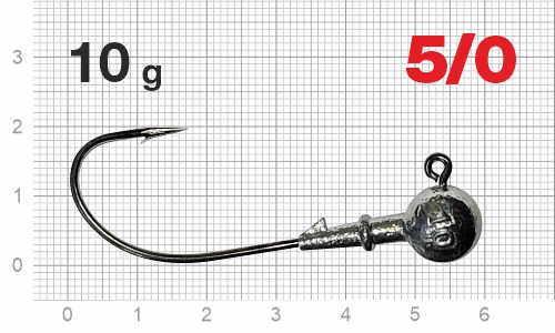 Джиг-головка Nautilus Corner NC-2217 hook №5/0, 10г, 5шт