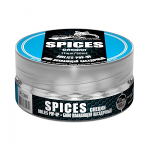 Бойлы плавающие Sonik Baits Pop-Up 11мм 50мл SPICES