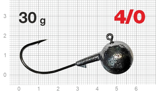 Джиг-головка Nautilus Corner NC-2217 hook №4/0, 30г, 5шт