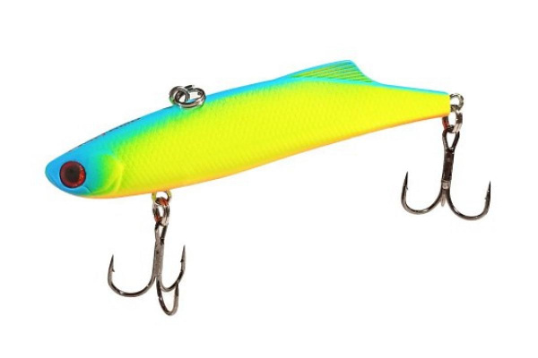 Воблер Mottomo Blade VIB 90S 90мм, 28г #Chart Green Yellow