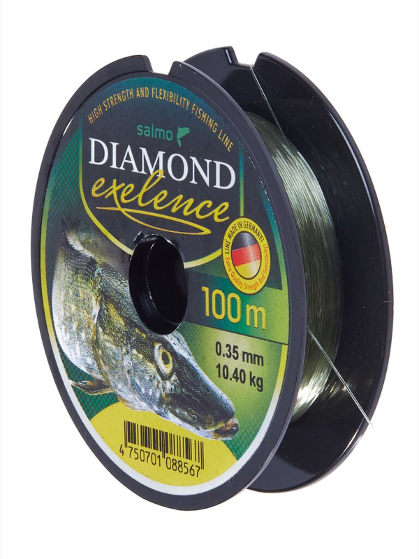 Монофильная леска Salmo Diamond Exelence 100м, 0,35мм