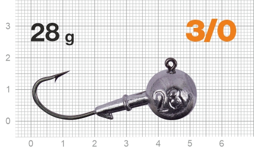 Джиг-головка Nautilus Corner 120 NC-2218 hook №3/0, 28г, 3шт