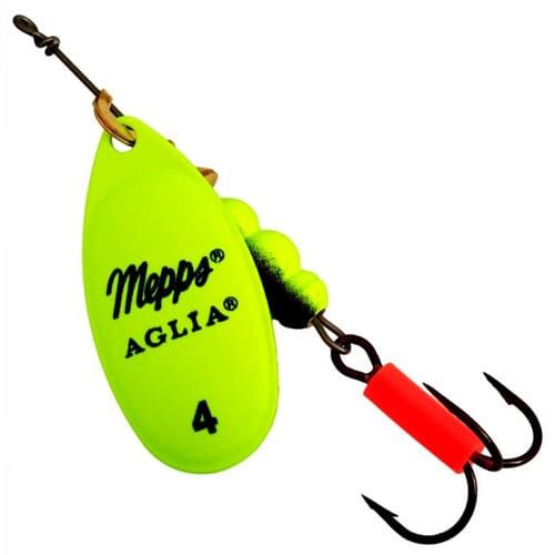 Блесна вращающаяся Mepps Aglia Fluo 4, 9г #Chartreuse