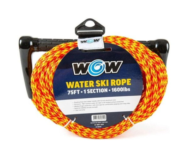 Фал буксировочный World of watersports для водных лыж 23м #Оранжевый