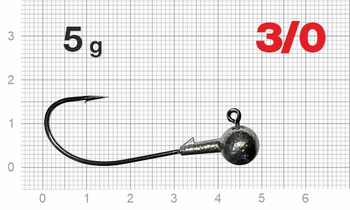 Джиг-головка Nautilus Corner NC-2217 hook №3/0,  5г, 5шт