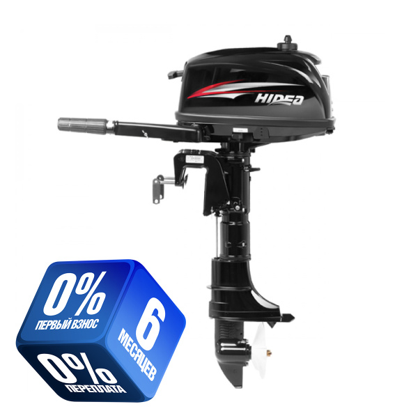 Лодочный мотор Hidea HD5FHS (2т, S нога)