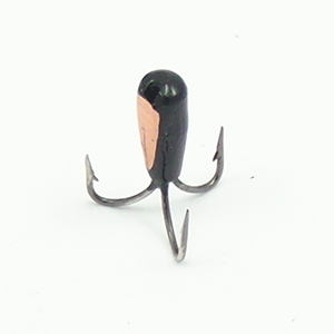 Мормышка "Владимирская мормышка" М/в "Чёртик с отверстием" м/к 3мм ~0,6г