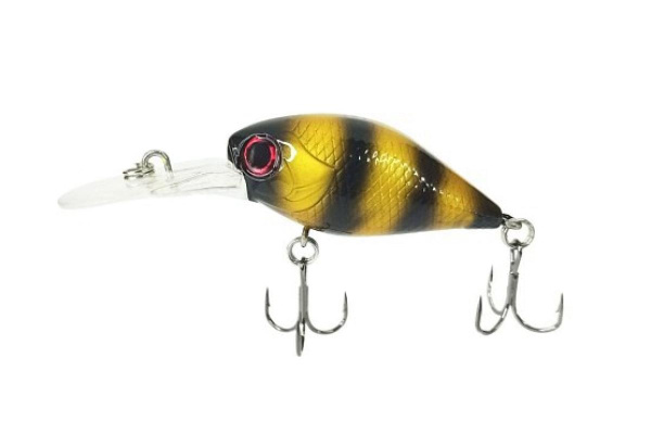 Воблер Mottomo Chubber DR 36F 36мм, 4г #Bumblebee