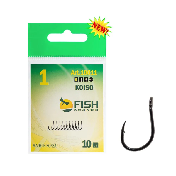 Крючок Одинарный Fish Season SODE-RING №1 10шт