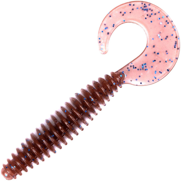 Приманка силиконовая Lucky John UltraWorm Curly 2" #S19