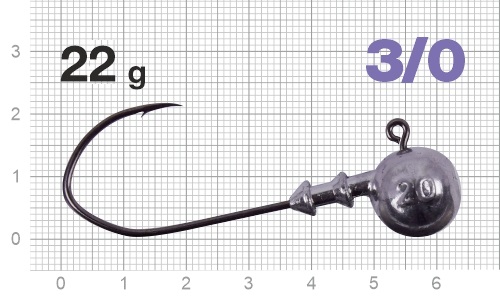 Джиг-головка Nautilus Claw NC-1021 hook №3/0, 22гр, 3шт