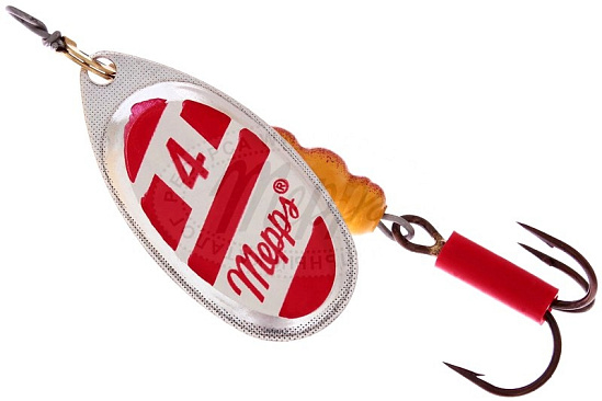 Блесна вращающаяся Mepps Aglia 4, 9г #Blanc/Rouge Блесна вращающаяся Mepps Aglia 4, 9г #Blanc/Rouge