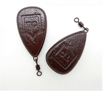 Груз "ложка" 120г, коричневый, 2шт