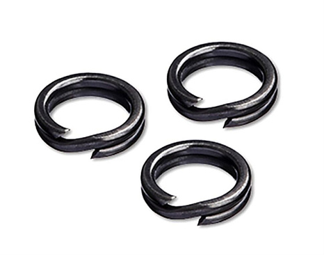 Кольцо заводное SLIM тёмное матовое, ф 4мм, 2,4кг, 20шт