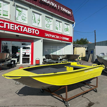 Лодка алюминиевая Тактика 430Р Fish (желтая)
