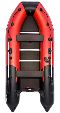 Лодка ПВХ Ривьера Компакт 3600 НДНД #красный/черный