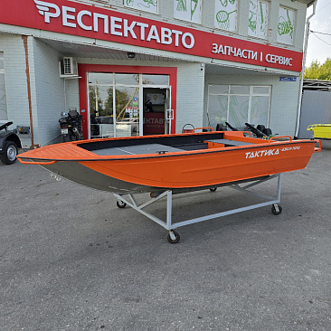 Лодка алюминиевая Тактика 430Р Fish (оранжевая)