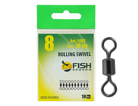 Вертлюг цилиндр. №8, 19кг, 10шт